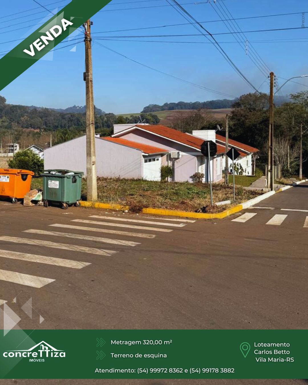 Terreno de esquina