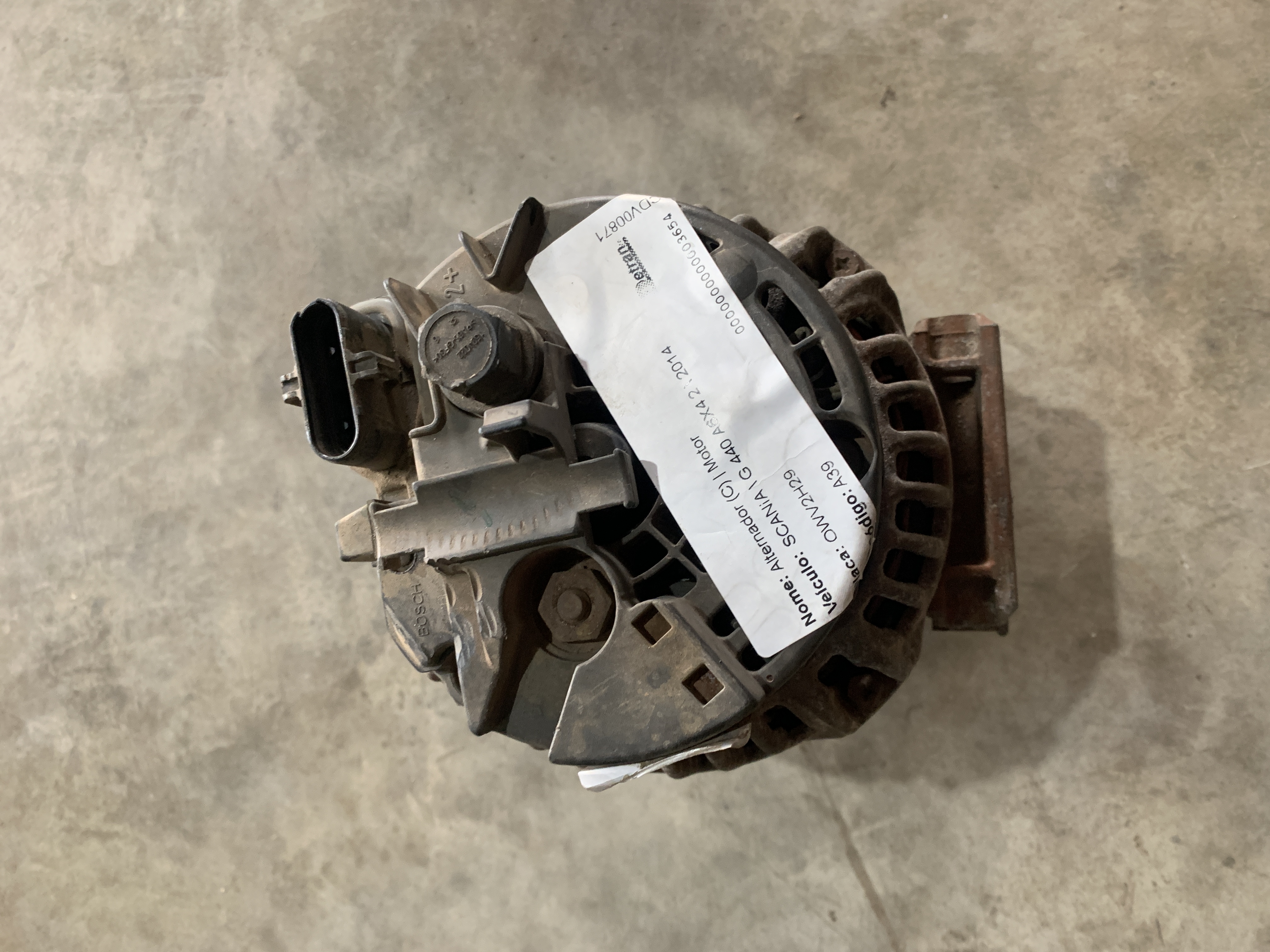 Alternador Scania G440 6x4