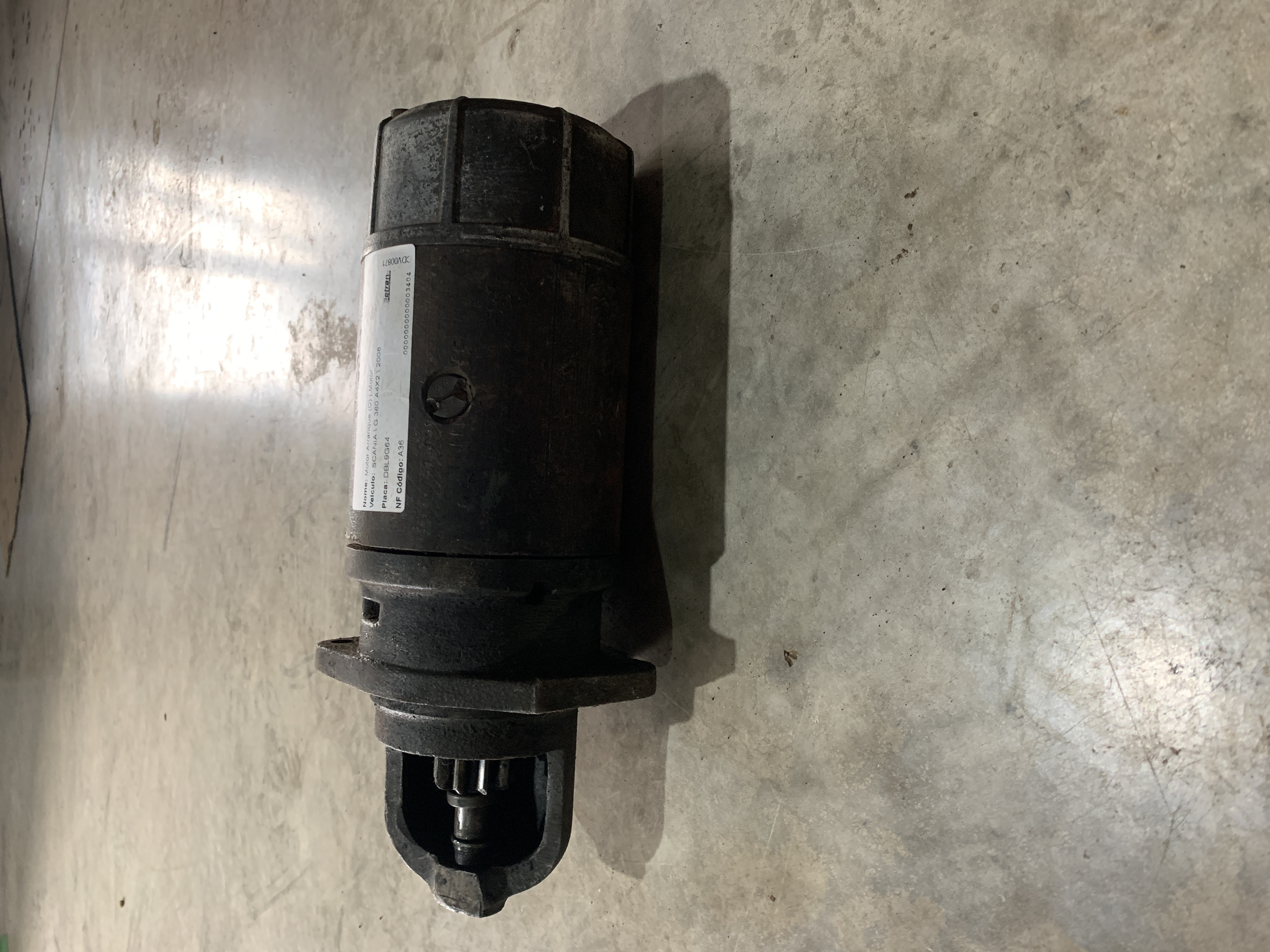Motor de partida Scania G380 4x2