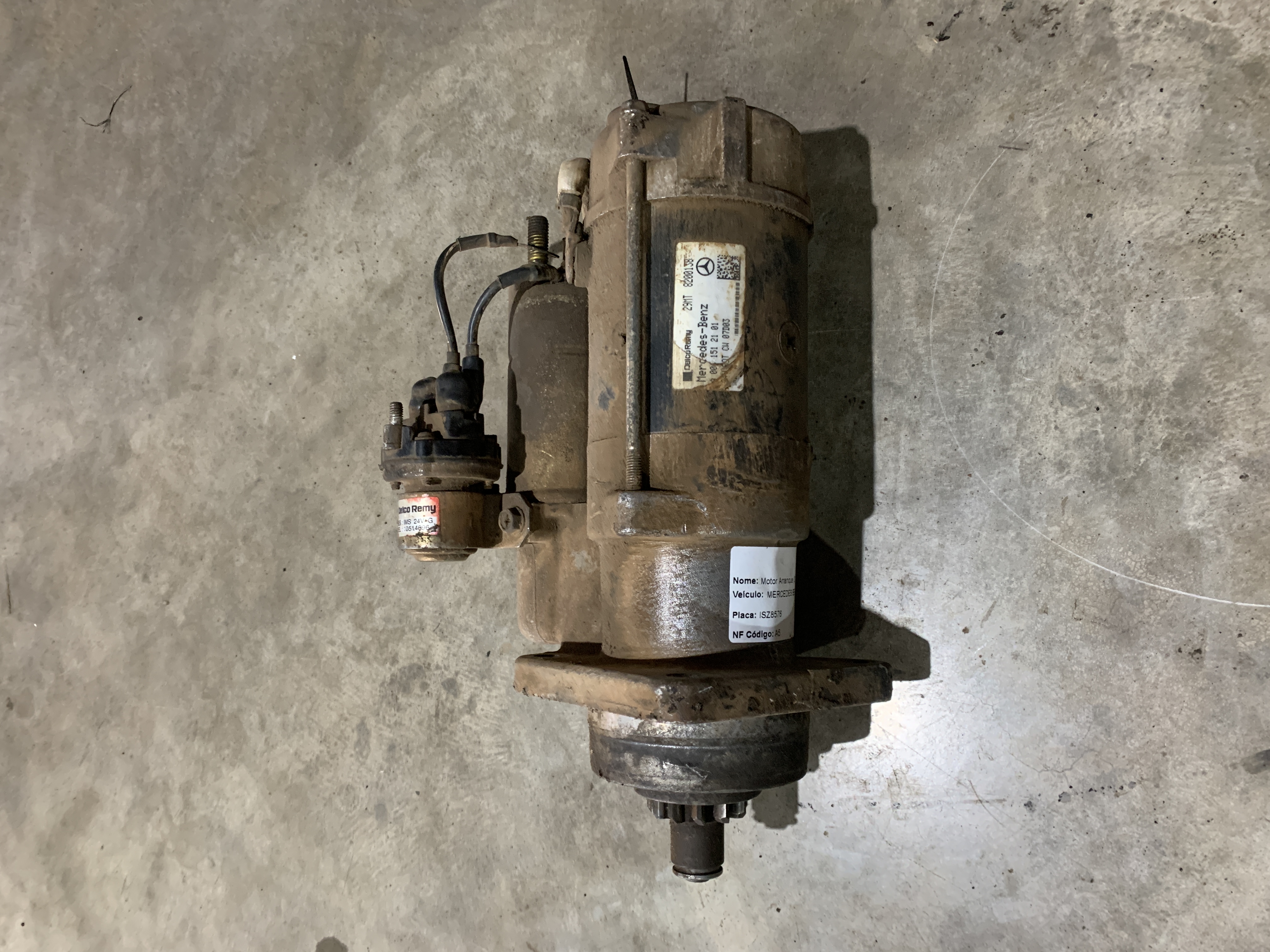 Motor de partida Mercedes Benz Atego 2425 3