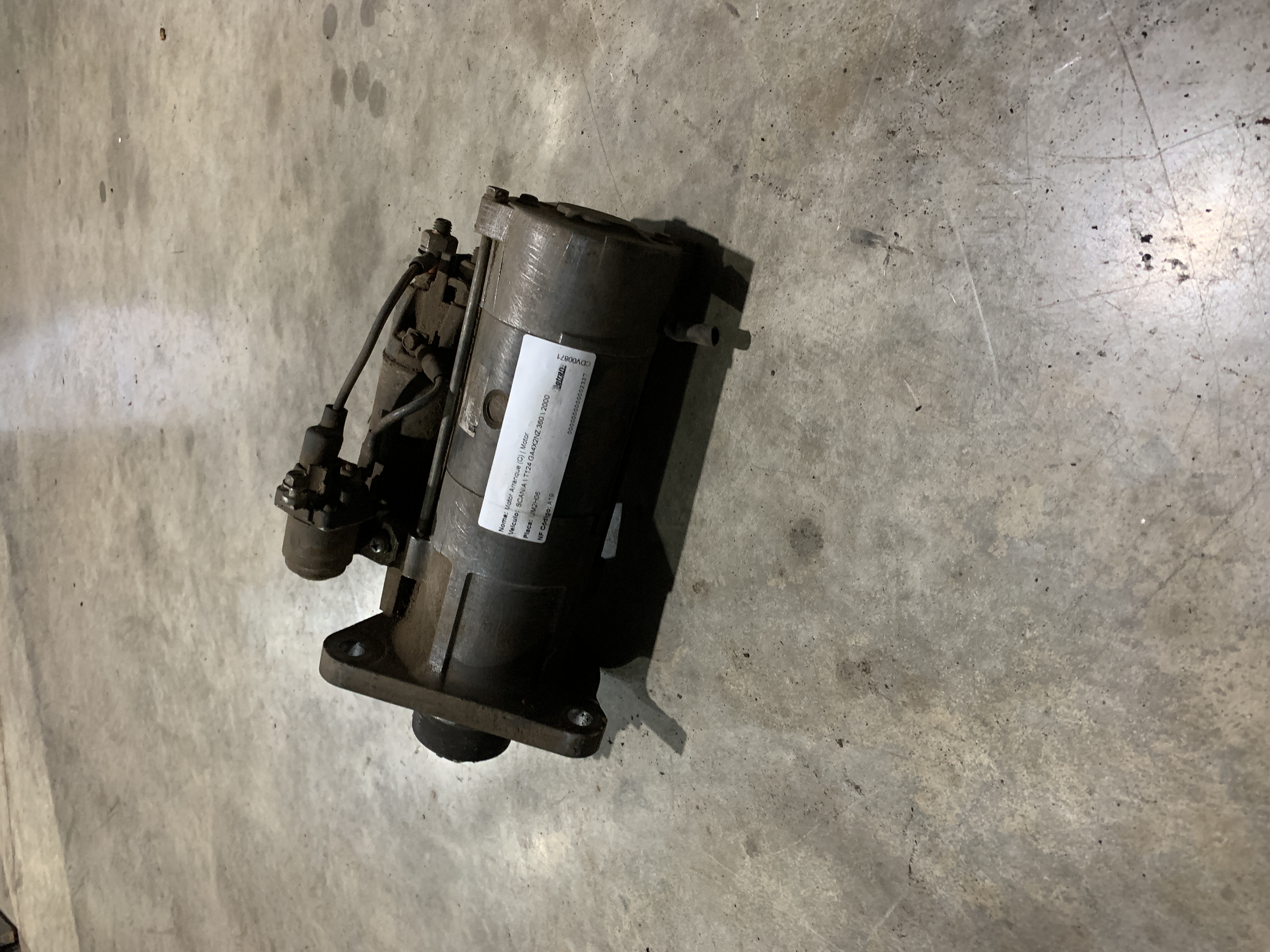 Motor de partida Scania T124